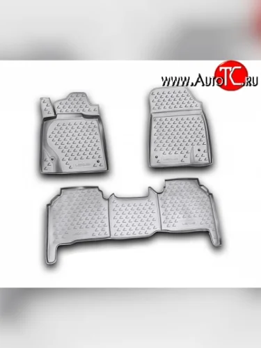 Коврики в салон Element 4 шт. (полиуретан, бежевые) (7 мест) Lexus LX570 J200 1-ый рестайлинг (2012-2015)