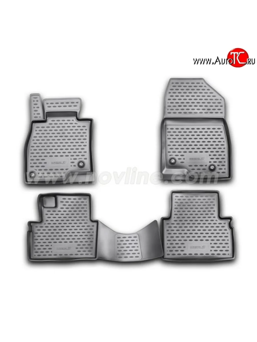 Комплект ковриков в салон Element 4 шт. (полиуретан) Mazda 3/Axela BM дорестайлинг, хэтчбэк (2013-2016)  в Самаре Самарской области