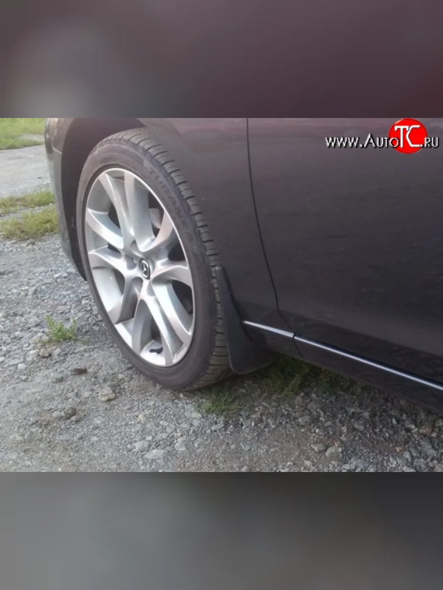 Передние брызговики NovLine 2 шт. Mazda 6 GJ дорестайлинг седан (2012-2015)  в Керчи Республика Крым