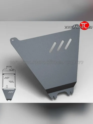 Защита редуктора Novline (2.5, МКПП, 3 мм) Ford Ranger дорестайлинг (2006-2009)