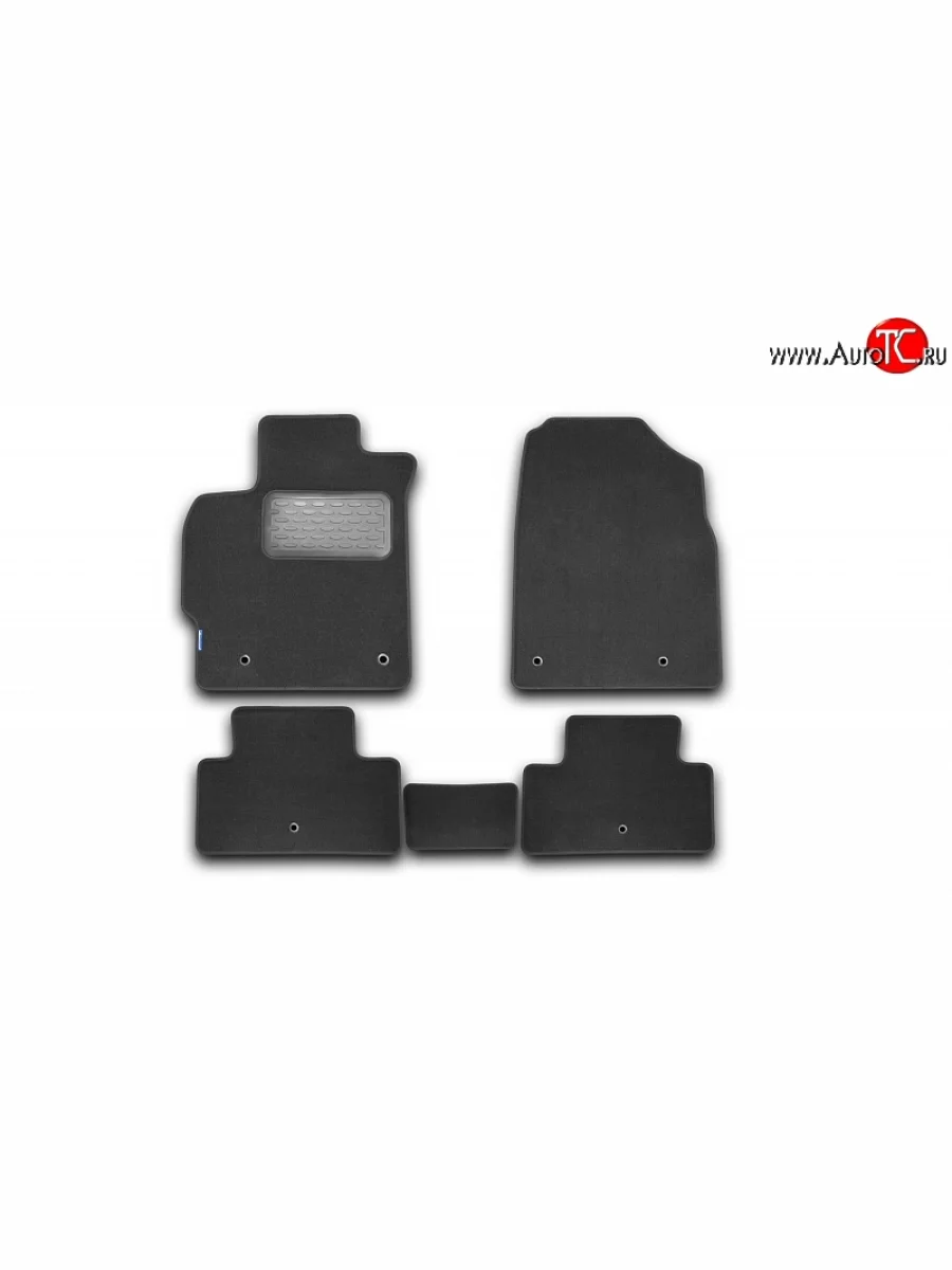 Комплект ковриков в салон (АКПП) Element 5 шт. (текстиль) Mazda CX-7 ER рестайлинг (2010-2012)  с доставкой в г. Керчь