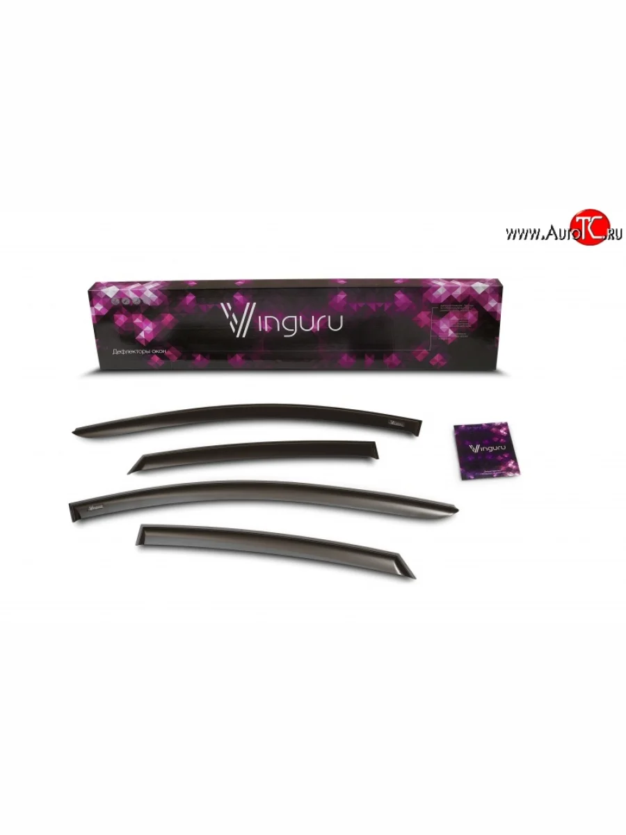 Комплект дефлекторов окон (ветровиков) 4 шт. Vinguru Mazda CX-9 TB дорестайлинг (2007-2009)  в Керчи Республика Крым
