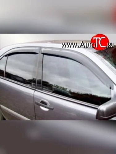 Дефлекторы окон (ветровики) Novline 4 шт Mercedes-Benz E-Class  W212 (2009-2012) дорестайлинг седан