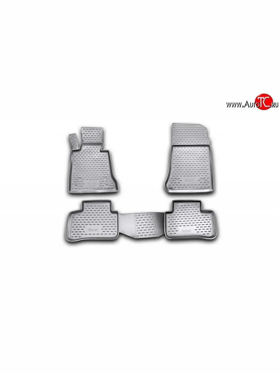 Коврики в салон Element 4 шт. (полиуретан) Mercedes-Benz GLK class X204 дорестайлинг (2008-2012)  в Керчи Республика Крым