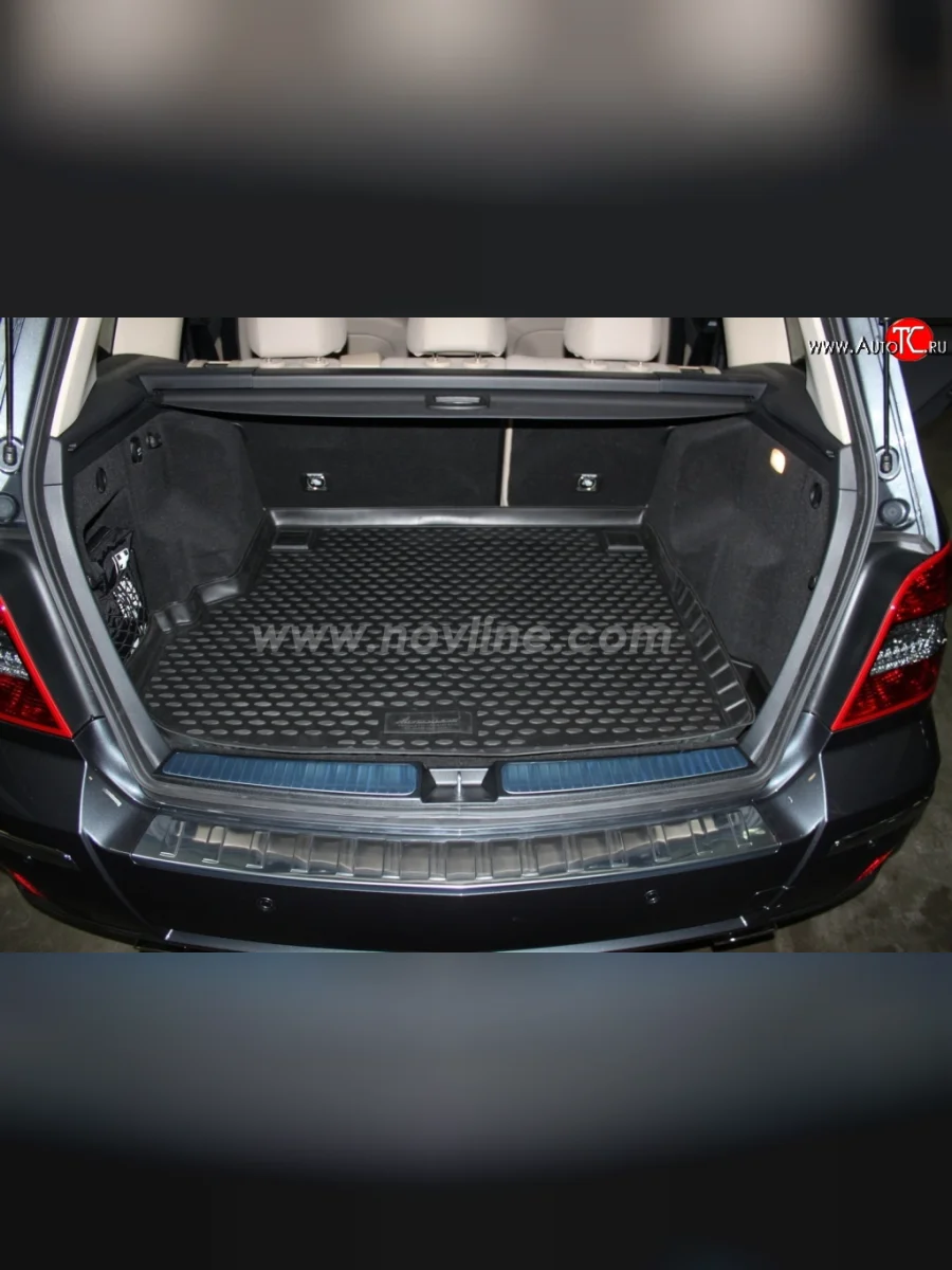 Коврик в багажник Element (полиуретан, с вырезом под ручку) Mercedes-Benz GLK class X204 дорестайлинг (2008-2012)  в Самаре Самарской области