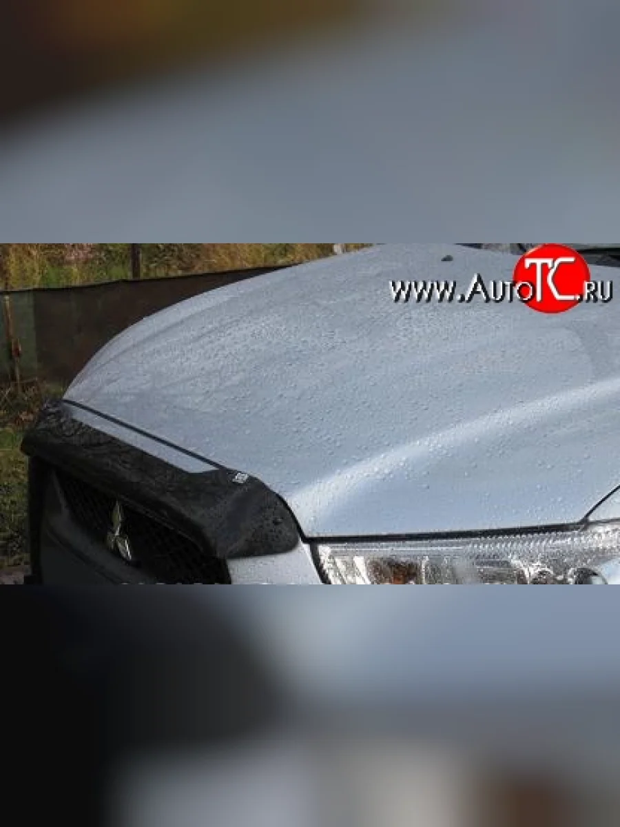 Дефлектор капота NovLine (короткий) Mitsubishi ASX дорестайлинг (2010-2012)  в Перми Пермском крае