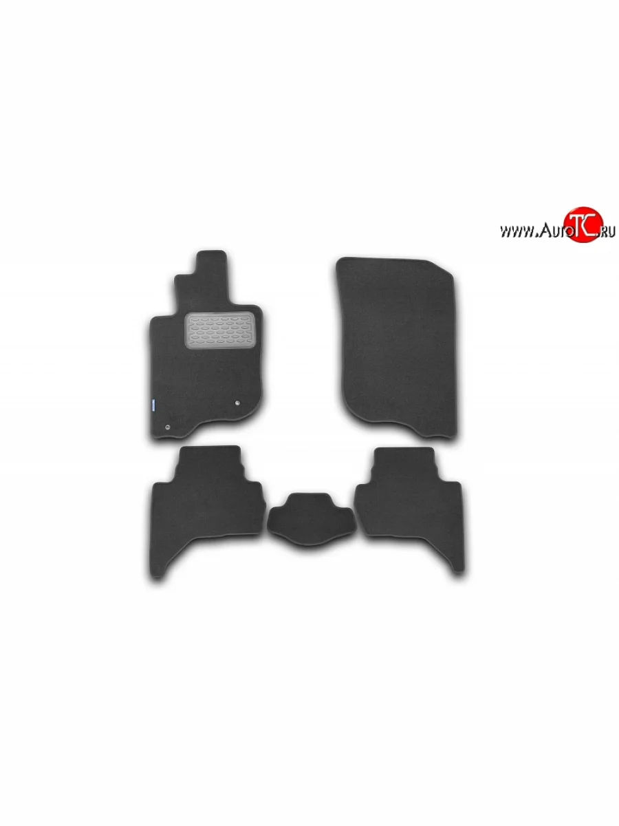 Коврик в салони Element 5 шт. (текстиль) Mitsubishi L200 4  дорестайлинг (2006-2014)  с доставкой в г. Керчь