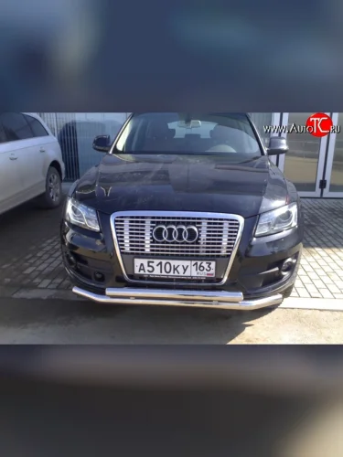 Металлическая решётка радиатора Металл Дизайн Audi Q5  8R (2008-2012) дорестайлинг
