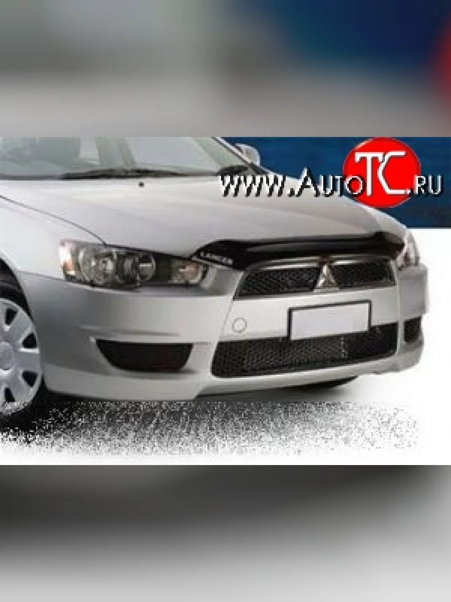 Дефлектор капота NovLine (короткий) Mitsubishi Lancer 10 CY седан рестайлинг (2011-2017)  в Перми Пермском крае