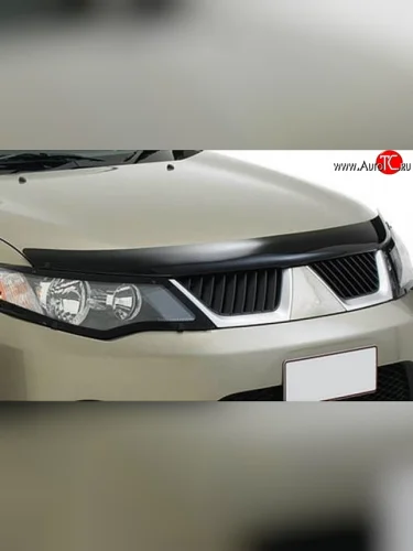 Дефлектор капота NovLine Mitsubishi Outlander  XL (2005-2009) (CW)  дорестайлинг