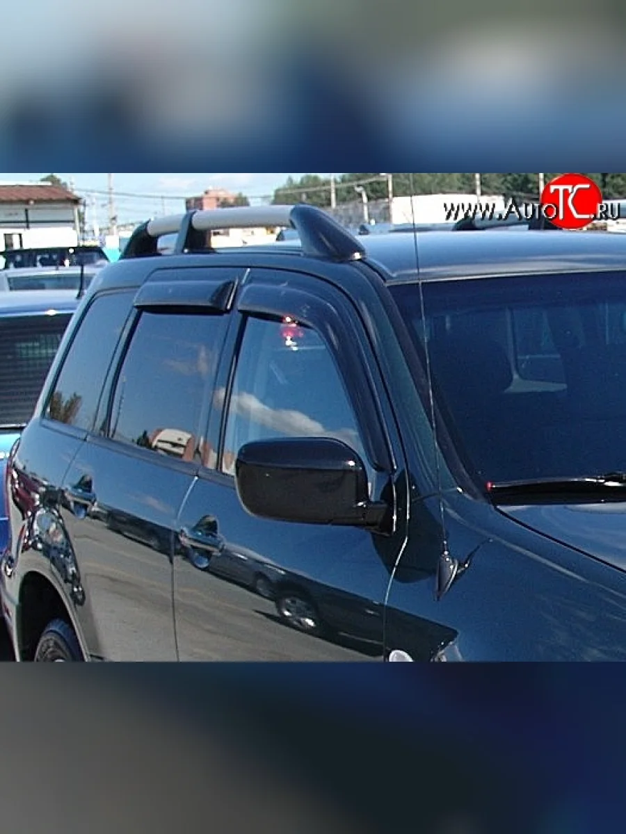 Дефлекторы окон (ветровики) Novline 4 шт Mitsubishi Outlander CU (2003-2009)  в Керчи Республика Крым