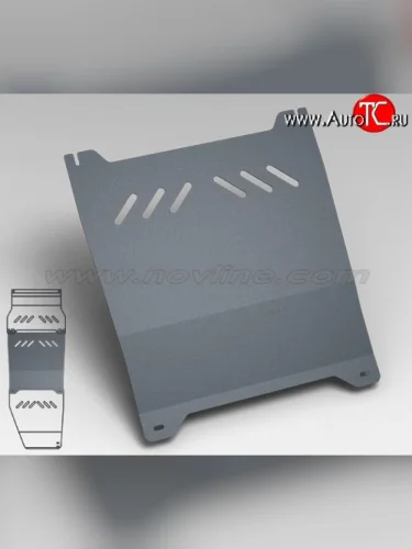 Защита коробки передач Novline (3.2, АКПП, 3 мм) Mitsubishi Pajero 4 V80 3 дв. 1-ый рестайлинг (2011-2014)