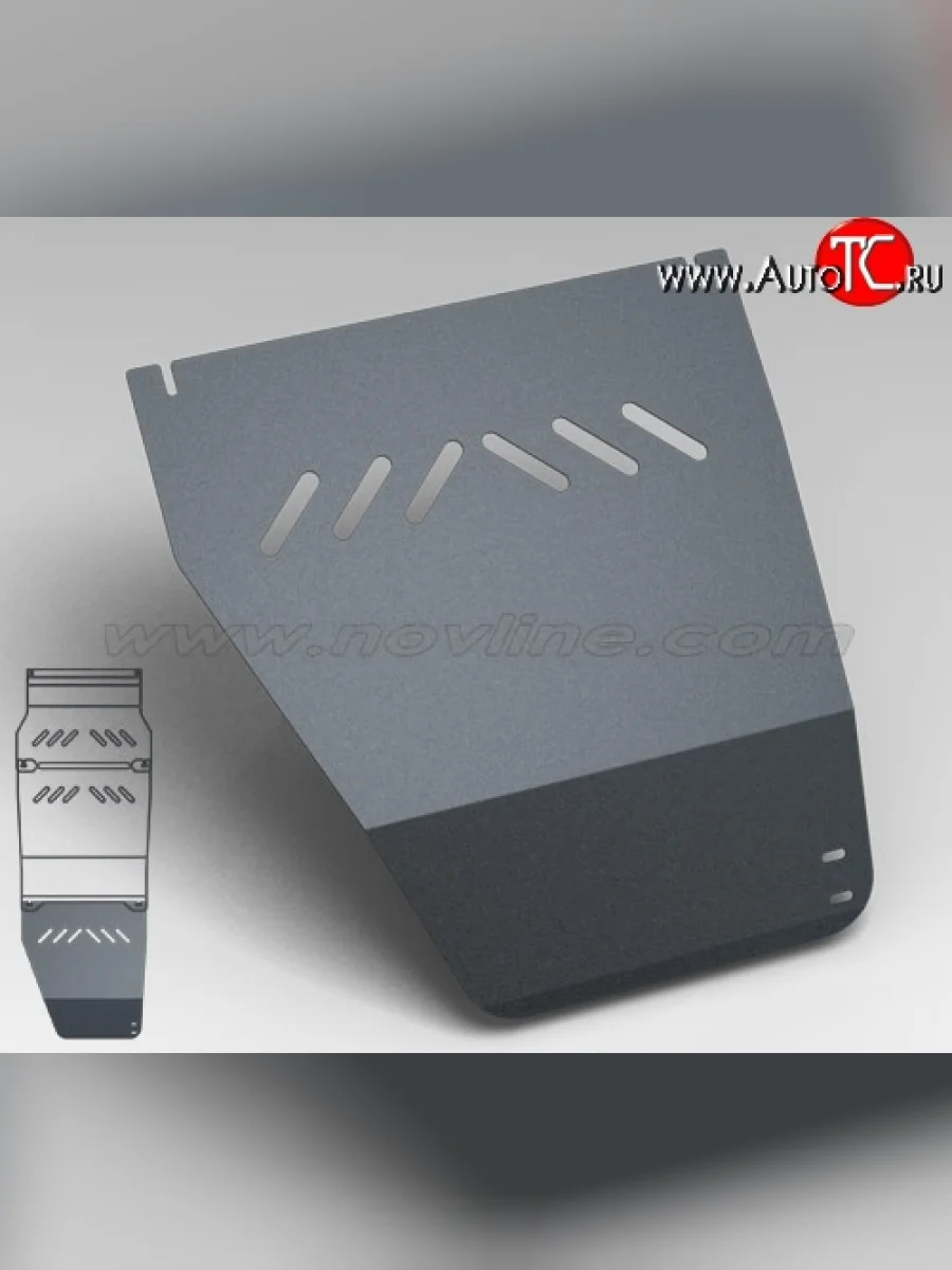 Защита раздаточной коробки Novline (3.2, АКПП, 3 мм)  Mitsubishi Pajero (2006-2015) 4 V90, 4 V80  в Самаре Самарской области