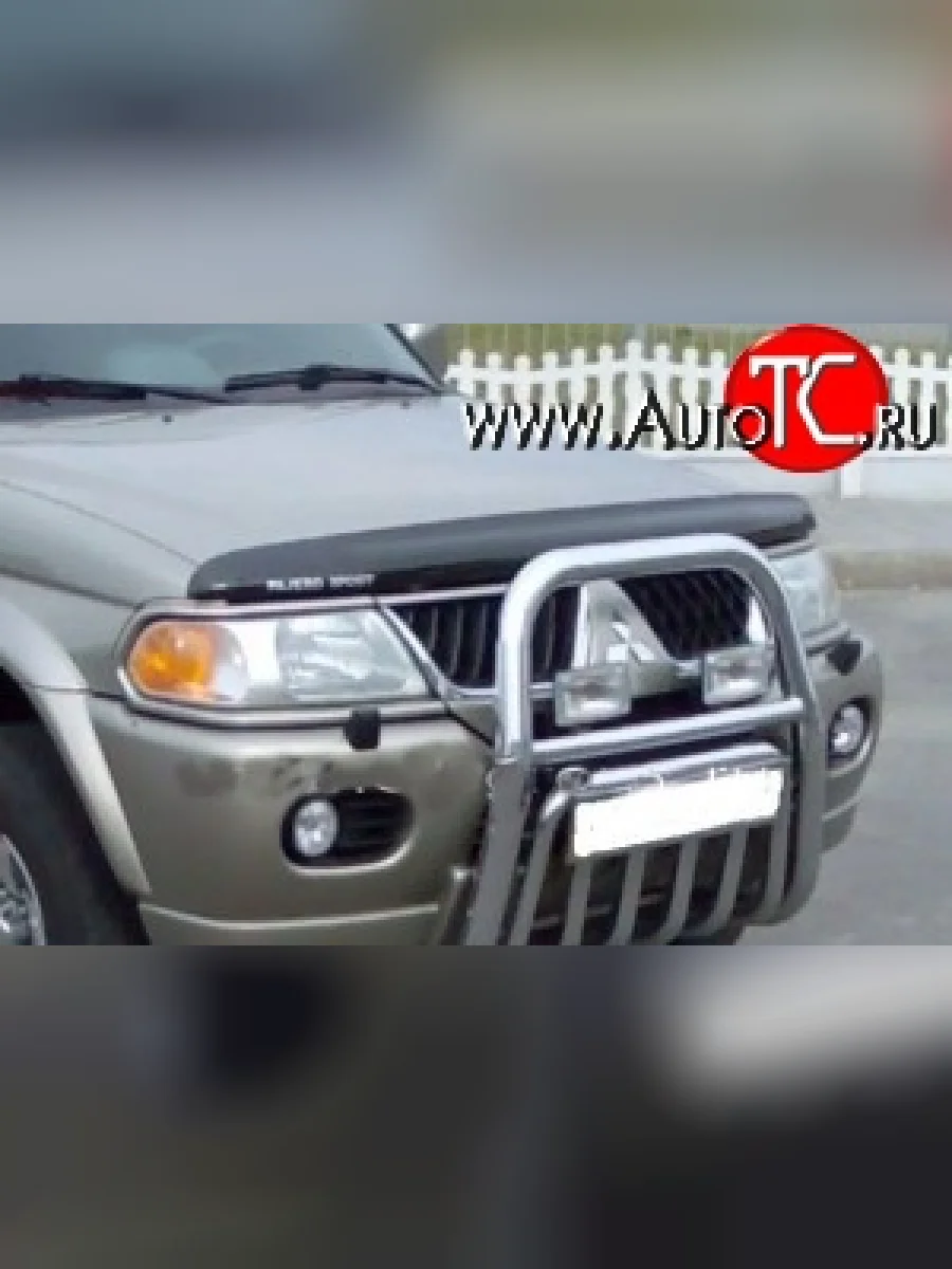 Дефлектор капота NovLine  Mitsubishi Pajero Sport (1996-2008) PA  в Самаре Самарской области