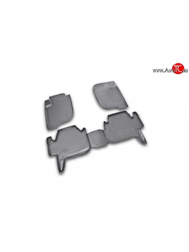 Коврики в салон Element 4 шт. (полиуретан) Mitsubishi Pajero Sport PB дорестайлинг (2008-2013)