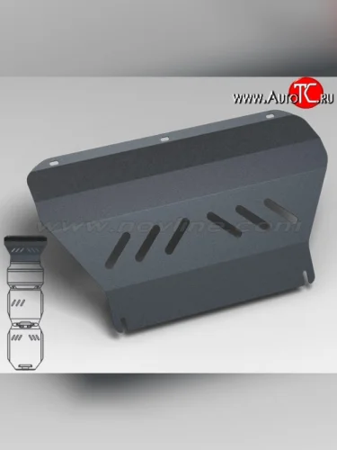 Защита редуктора Novline (3.0/2.5, АКПП/МКПП, 3 мм) Mitsubishi L200 4  дорестайлинг (2006-2014)