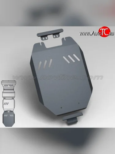 Защита раздаточной коробки Novline (3.2, АКПП/МКПП, 3 мм) Mitsubishi Pajero Sport  PB (2008-2013) дорестайлинг