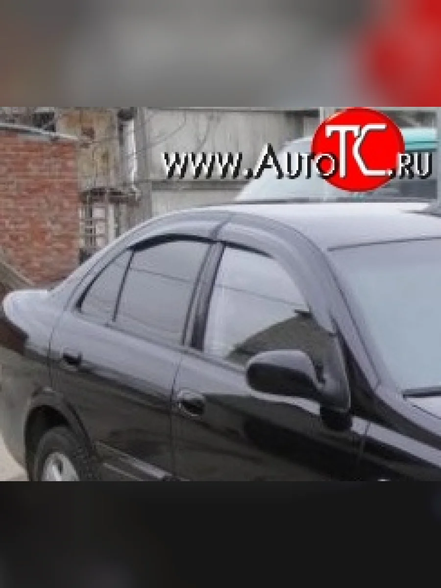 Дефлекторы окон (ветровики) Novline 4 шт. Nissan Almera 3 G15 седан (2012-2019)  в Самаре Самарской области