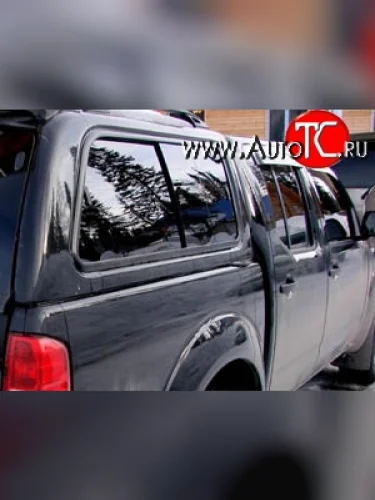 Дефлекторы окон (ветровики) Novline 4 шт Nissan Navara  2 D40 (2004-2010) дорестайлинг