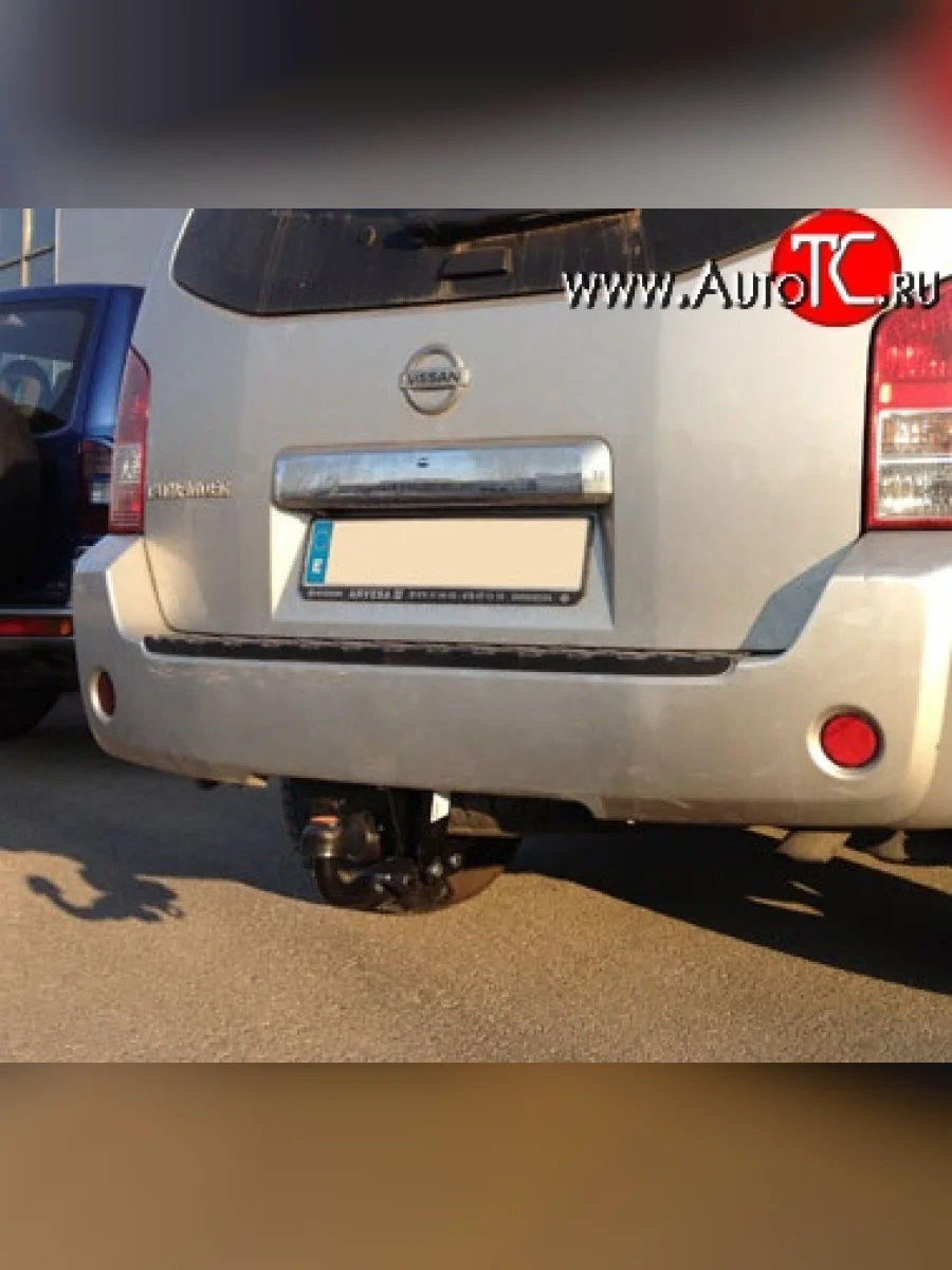 Фаркоп (с пластиковым бампером) NovLine Nissan Navara 2 D40 дорестайлинг (2004-2010)  в Керчи Республика Крым