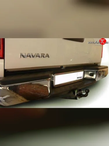 Фаркоп (бампер со ступенькой) NovLine Nissan Navara 2 D40 дорестайлинг (2004-2010)