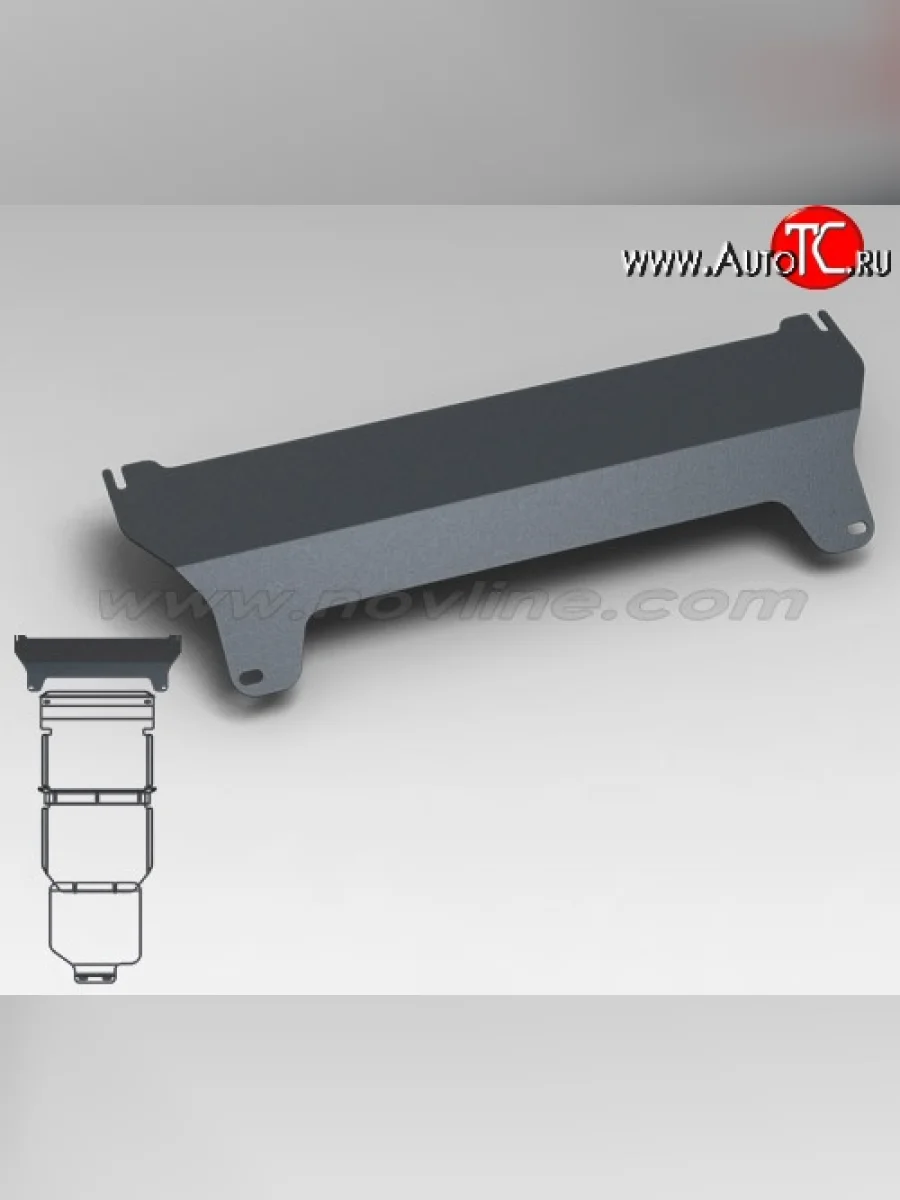 Защита редуктора Novline (2.5, МКПП, 3 мм) Nissan NP300 (2008-2013)  в Самаре Самарской области