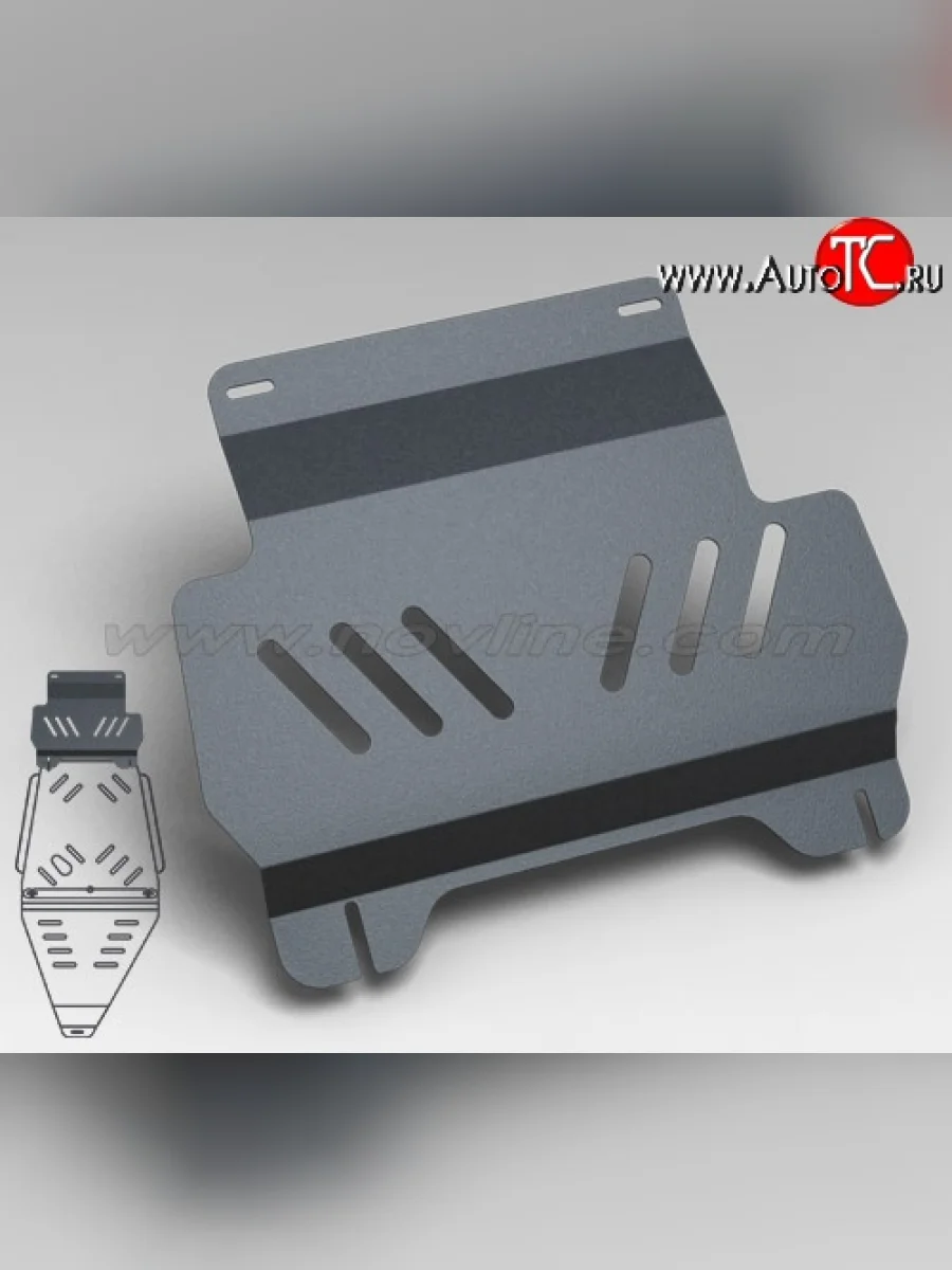 Защита картера двигателя Novline (2.5/4.0, МКПП/АКПП, 3 мм) Nissan Pathfinder R51 рестайлинг (2009-2014)  с доставкой в г. Керчь