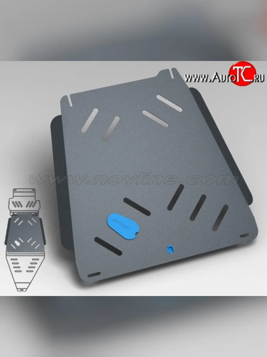 Защита коробки передач Novline (2.5/4.0, МКПП/АКПП, 3 мм) Nissan Pathfinder R51 рестайлинг (2009-2014)  с доставкой в г. Керчь