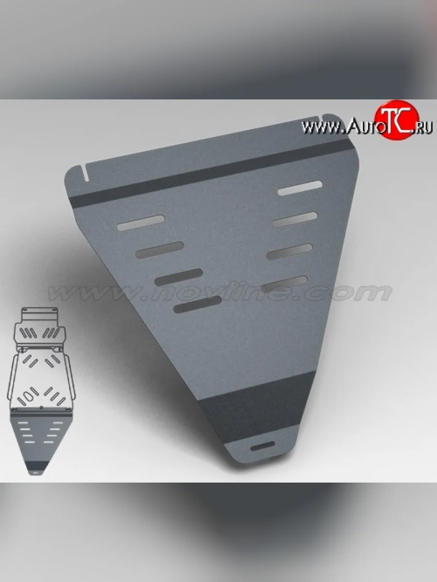 Защита раздаточной коробки Novline (2.5/4.0, МКПП/АКПП, 3 мм) Nissan Pathfinder R51 рестайлинг (2009-2014)  в Самаре Самарской области