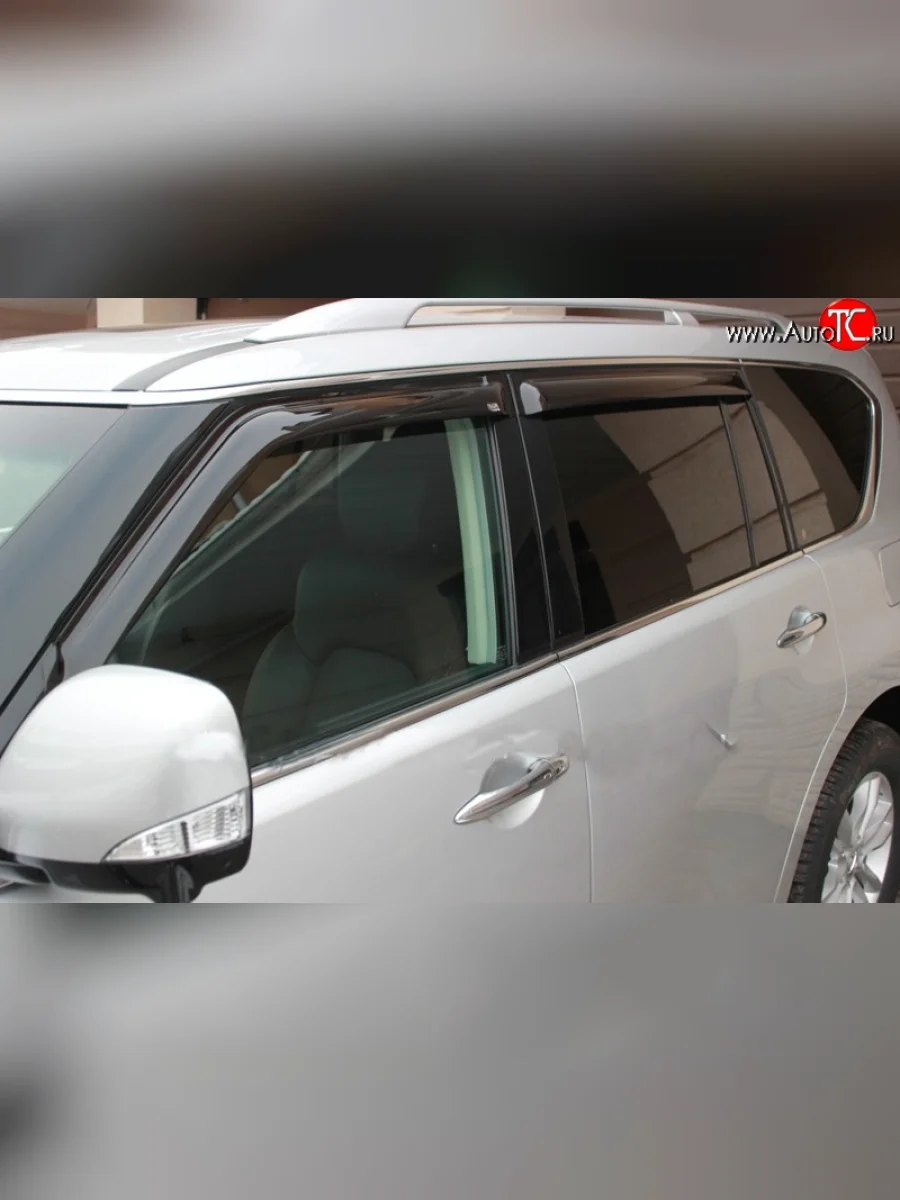 Дефлекторы окон (ветровики) Novline 4 шт  Nissan Patrol (2010-2014) 6  в Перми Пермском крае