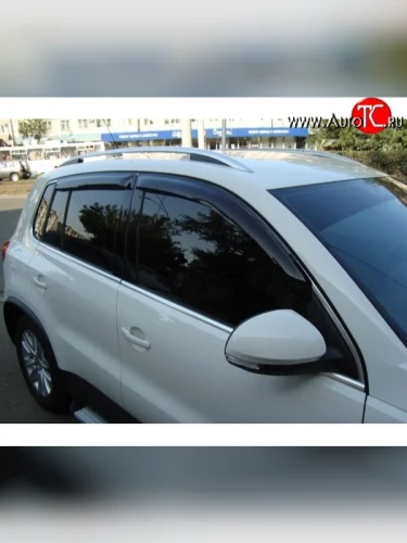 Дефлекторы окон (ветровики) 4 шт. Novline Nissan Qashqai  1 J10 (2007-2010) дорестайлинг