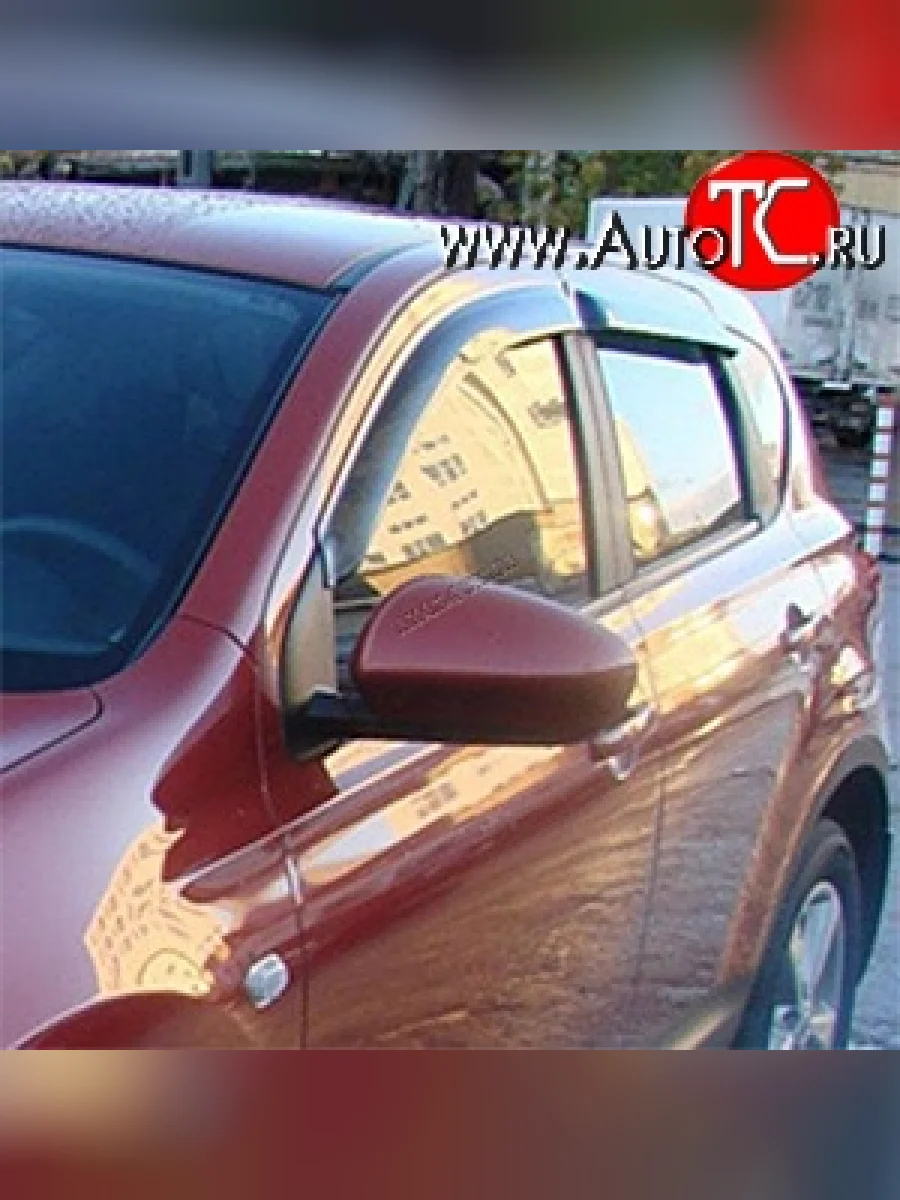 Дефлекторы окон (ветровики) Novline 4 шт Nissan Qashqai +2 1 J10 дорестайлинг (2008-2010)  в Керчи Республика Крым