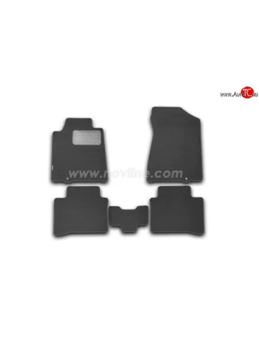 Комплект ковриков в салон (седан) Element 5 шт. (текстиль) Nissan Teana  3 L33 (2014-2020) дорестайлинг