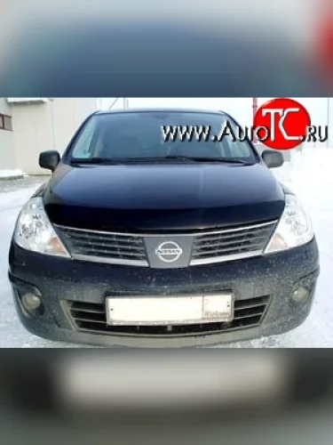 Дефлектор капота NovLine Nissan Tiida  1 C11 (2004-2007) хэтчбэк дорестайлинг, Япония