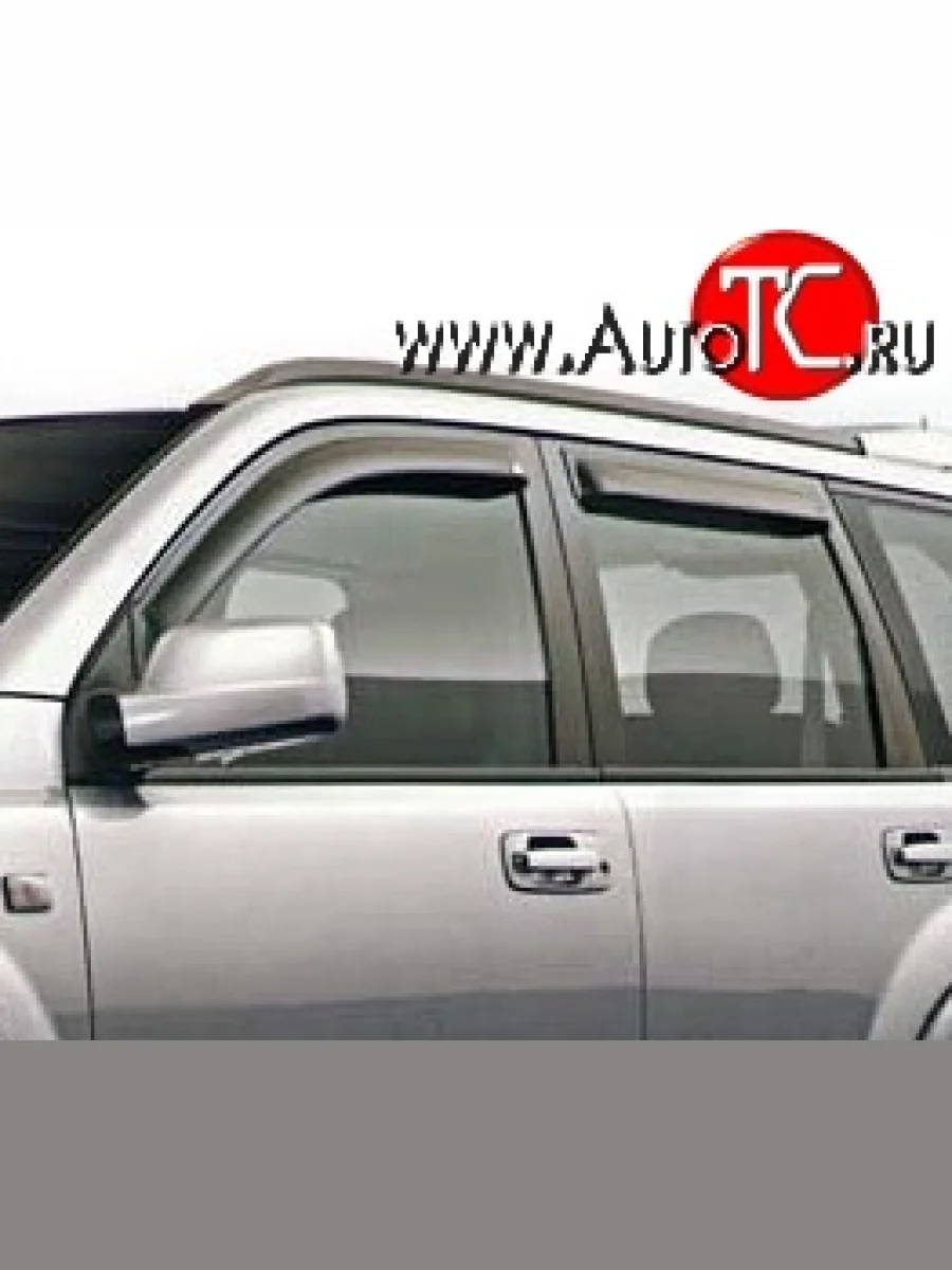 Дефлекторы окон (ветровики) Novline 4 шт Nissan X-trail 2 T31 дорестайлинг (2007-2011)  в Воронеже Воронежской области