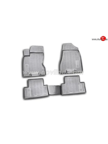 Комплект ковриков в салон Element 4 шт. (полиуретан) Nissan X-trail  3 T32 (2017-2022) рестайлинг