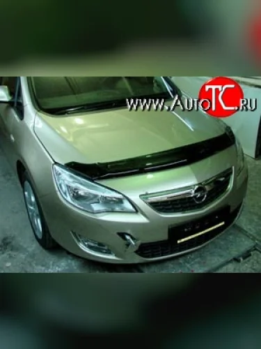 Дефлектор капота NovLine Opel Astra  J (2009-2017) хэтчбек 5 дв. дорестайлинг, хэтчбек 5 дв.  рестайлинг
