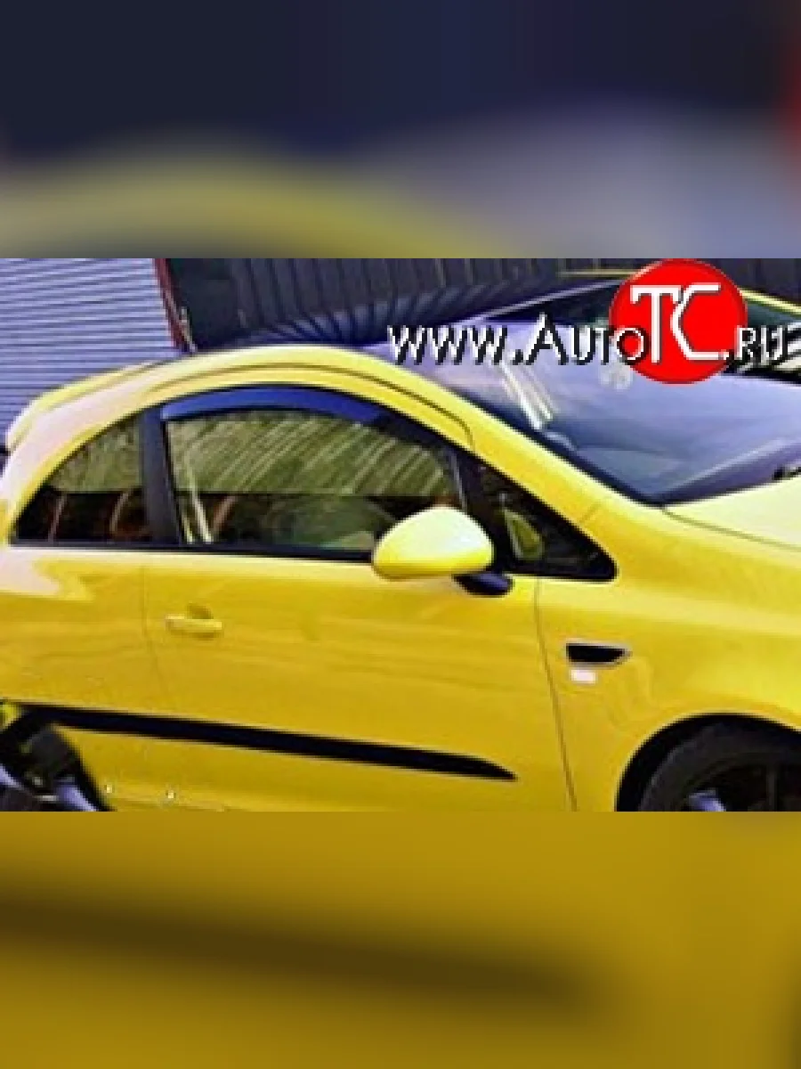 Дефлекторы окон (ветровики) Novline 2 шт.  Opel Corsa (2006-2014) D  в Перми Пермском крае