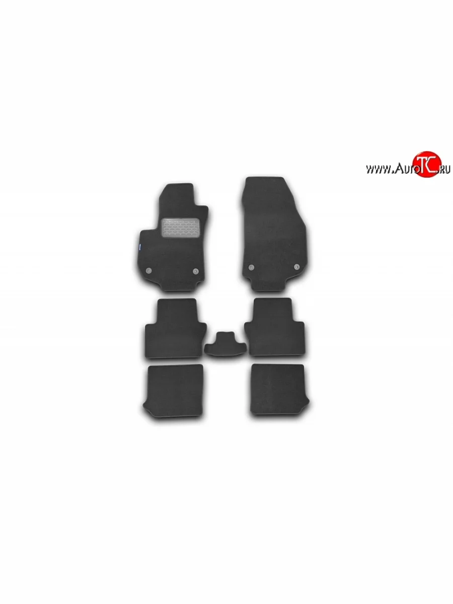 Комплект ковриков в салон (текстиль, чёрные) Element Opel Zafira В дорестайлинг (2005-2008) (Чёрные)  с доставкой в г. Керчь