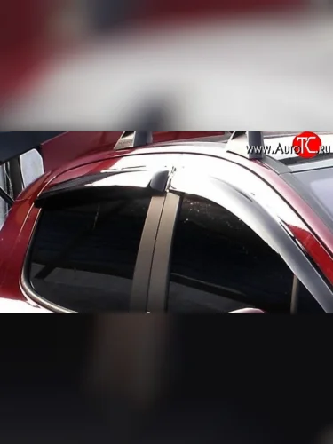 Дефлекторы окон (ветровики) Novline 4 шт Peugeot 308  T7 (2007-2014) хэтчбек 5 дв. дорестайлинг, хэтчбэк 5 дв. рестайлинг