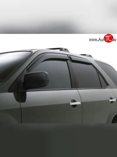 Дефлекторы окон (ветровики) Novline 4 шт CITROEN C-crosser (2007-2012), Mitsubishi Outlander  XL (2005-2009), Peugeot 4007 (2007-2012)