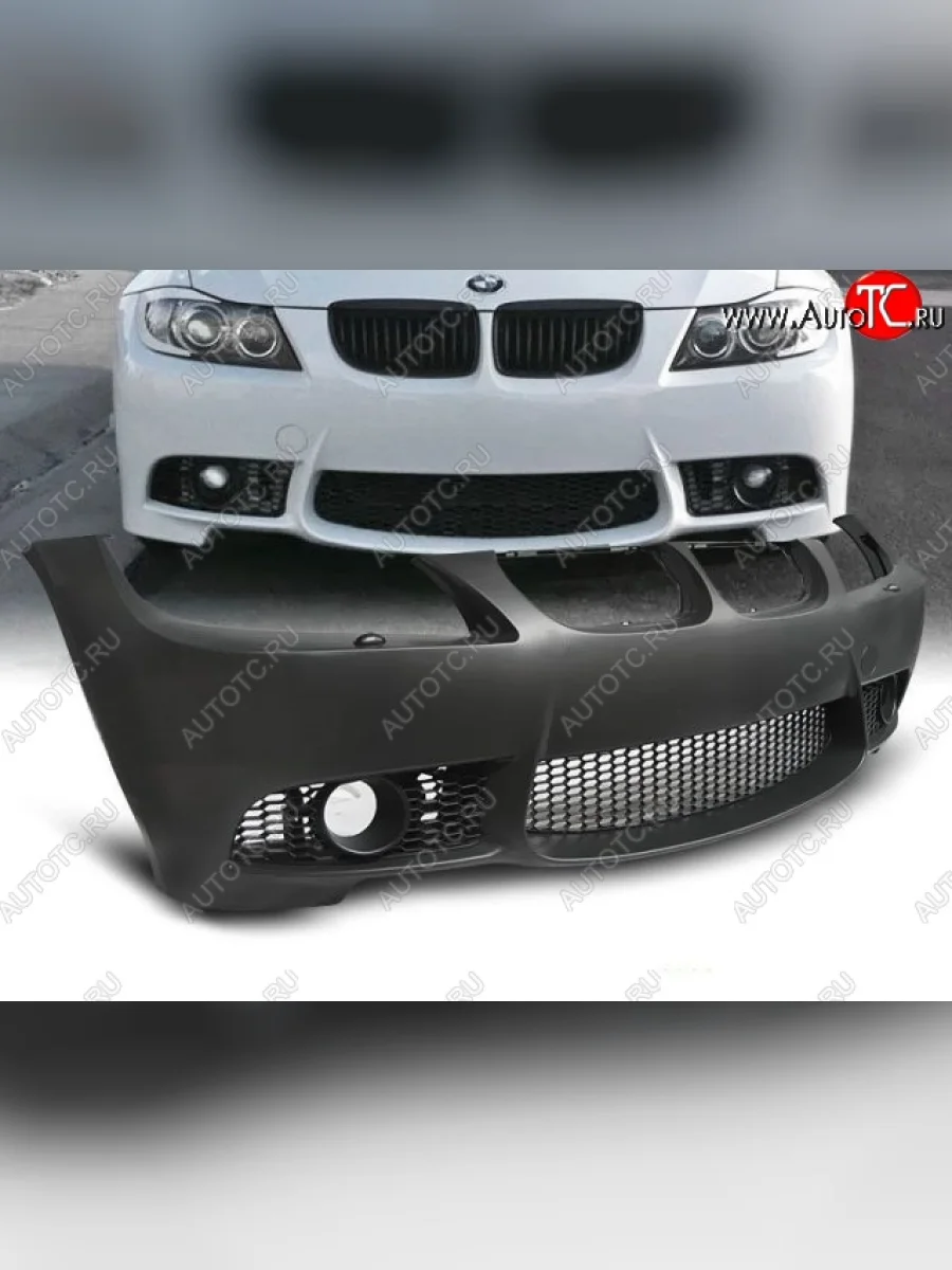 Передний бампер M3 Style BMW 3 серия E91 универсал дорестайлинг (2004-2008) (Неокрашенный)  в Керчи Республика Крым