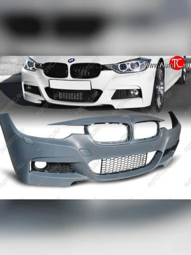 Передний бампер M-pakiet BMW 3 серия F30 седан дорестайлинг (2012-2015)