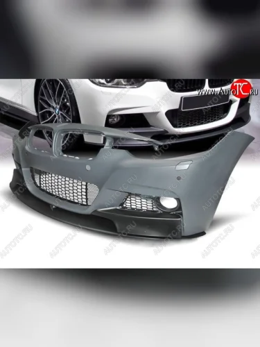 Передний бампер M-performance BMW 3 серия F30 седан дорестайлинг (2012-2015)