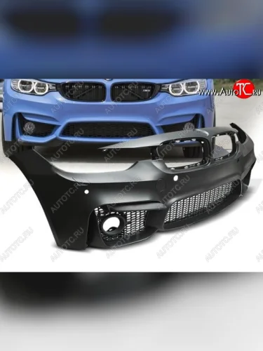 Передний бампер M3-Style BMW 3 серия F30 седан дорестайлинг (2012-2015)