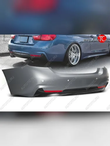 Задний бампер M-pakiet BMW 4 серия F32 купе дорестайлинг (2013-2017)