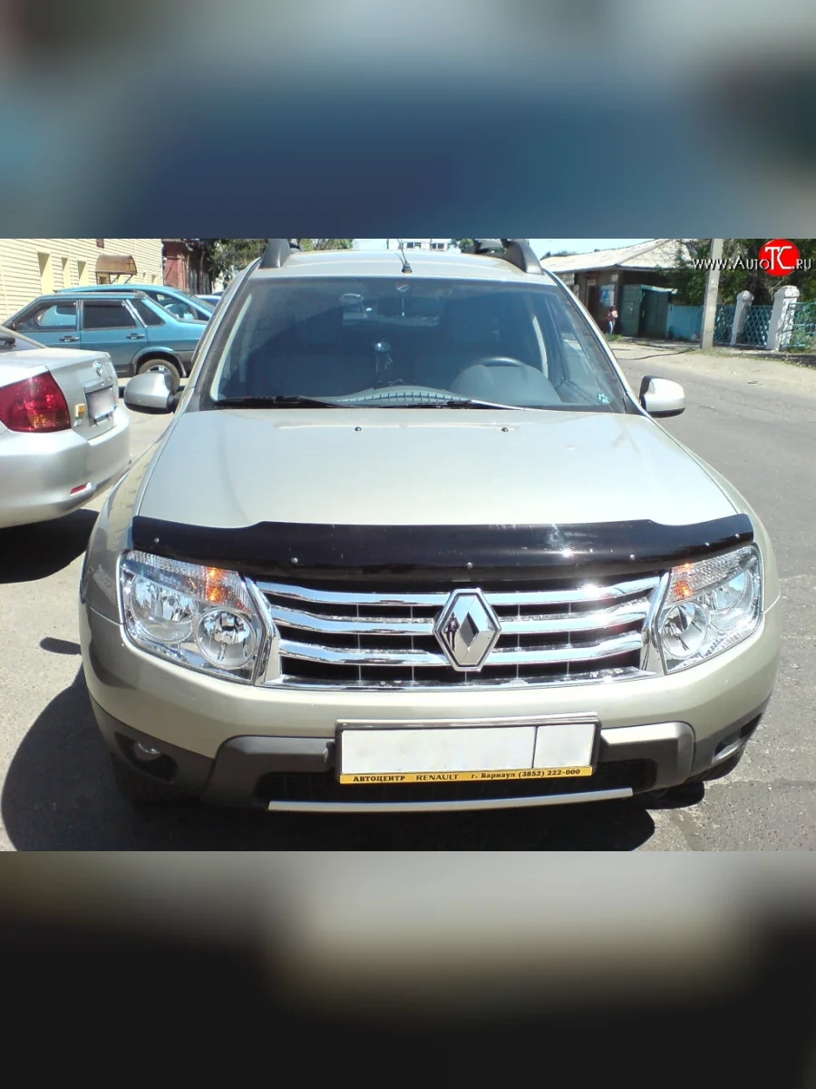 Дефлектор капота NovLine Renault Duster HS дорестайлинг (2010-2015)  в Перми Пермском крае