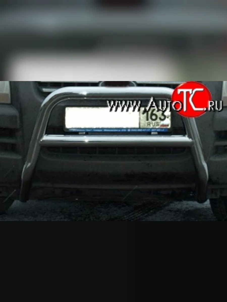 Усиленная высокая защита переднего бампера из трубы диаметром 63.5 мм Металл Дизайн Hyundai Tucson JM (2004-2010)  в Воронеже Воронежской области