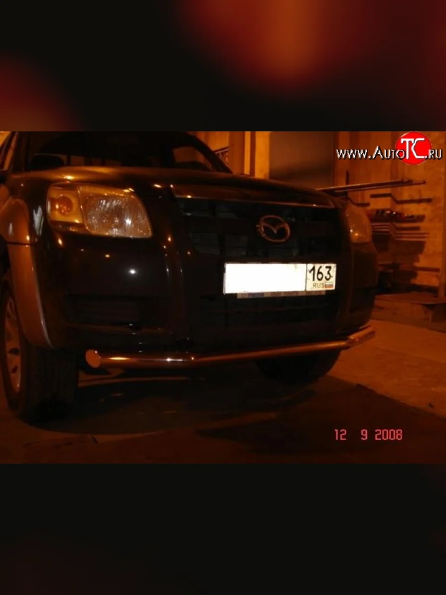 Одинарная защита переднего бампера диаметром 63.5 мм Металл Дизайн  Mazda BT-50 (2006-2011)  В Кинешме Ивановской области