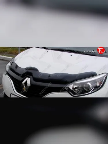 Дефлекторы капота Autofamily Renault Kaptur (2016-2022) дорестайлинг, рестайлинг